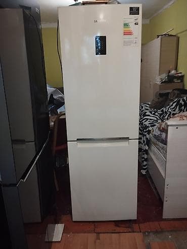 teka: İşlənmiş 2 qapılı Samsung Soyuducu Satılır, rəng - Ağ, Təkərli — 3