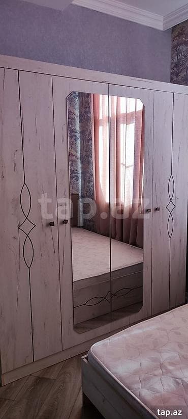 bal: Mebel dəsti – 5 qapılı paltar şkafı - Rəng/tekstura: Açıq ağac — 2
