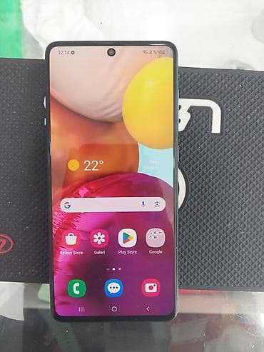 telefon a71: Samsung Galaxy A71, 128 GB, rəng - Qara, Barmaq izi — 1