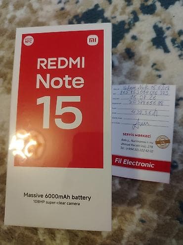 redmi note 12 s: Redmi 128 GB, rəng - Qara, Zəmanət — 1