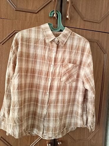 rezin botlar: İkinci əl geyimler - Pliseli ətək: yumşaq trikotaj material, bej — 5