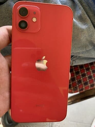 kamera manitoru: IPhone 12, 64 GB, Qırmızı, Face ID — 1