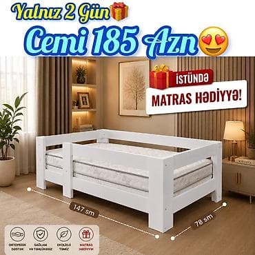 usag maneji: Uşaq çarpayısı – matrassız və ya matrassız? Burada matrass hədiyyədir! — 1