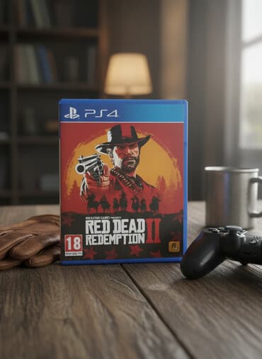ucuz telafonlar: Salam, ps4 üçün rdr2 oyun diski. Heç bir cızığı yoxdu — 1