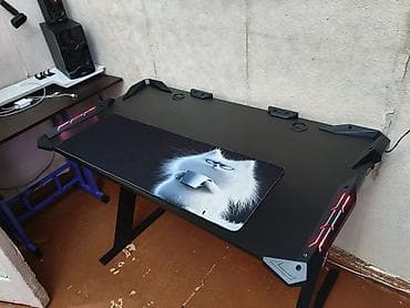 kompyuter stulu: Düz masa, Polkasız, Siyirməsiz, Metal, Zəmanətsiz, Kredit yoxdur — 1