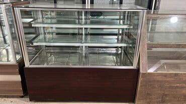 ikinci əl vitrin: Şirniyyət üçün, 130 * 150 * 70, İşlənmiş, Ödənişli çatdırılma — 2