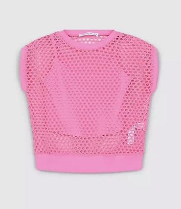 elfbar topdan: Məhsul: Qadınlar üçün mesh (tor) fakturalı qısa top - Dizayn: Geniş — 2