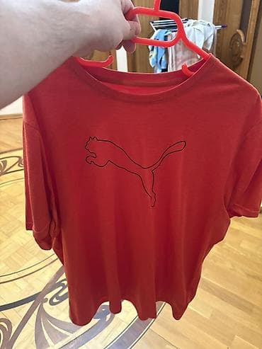 klassik geyim: Futbolka, Puma, XL, rəng - Narıncı — 1