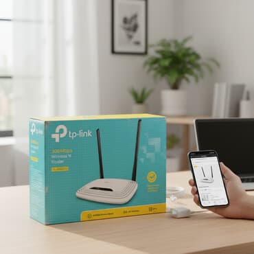 telrad internet: Wi-Fi router TP-Link TL-WR841N 2.4 GHz 300 Mbps 300Mbps Wireless N — 1