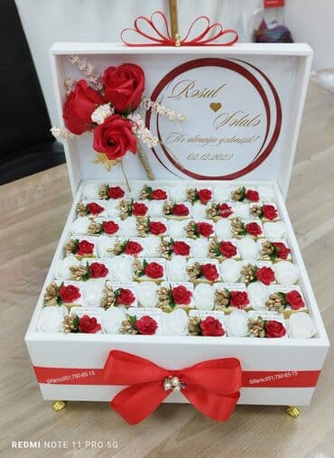 şokolad xonçası: Sokolad xoncalari sifarisle hazirlanir.Sifarisler en az 3-4 gun — 1