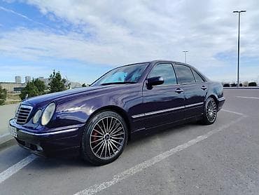 avtomatikdir: Mercedes-Benz E-Class (W210) sedan Xarici - Tünd bənövşəyi rəngli — 6