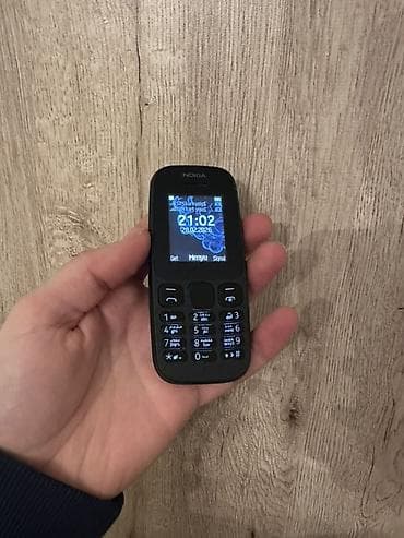 Nokia 105 4G, rəng - Qara, Düyməli