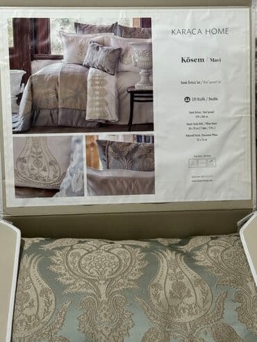 yatag desdi: Yeni Böyüklər üçün İki nəfərlik Anti-allergen Pambıq Pastel dəsti, Pulsuz çatdırılma — 2