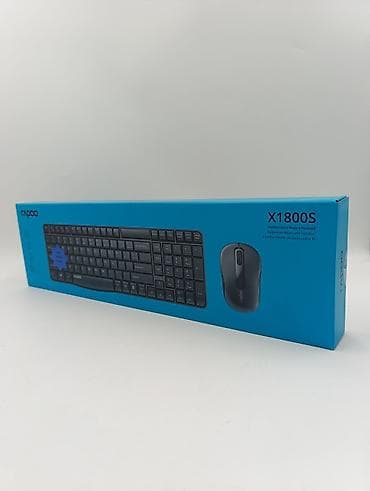 nar limitsiz internet: Rapoo X1800S simsiz klaviatura və siçan dəsti - Model: X1800S - Növ — 1
