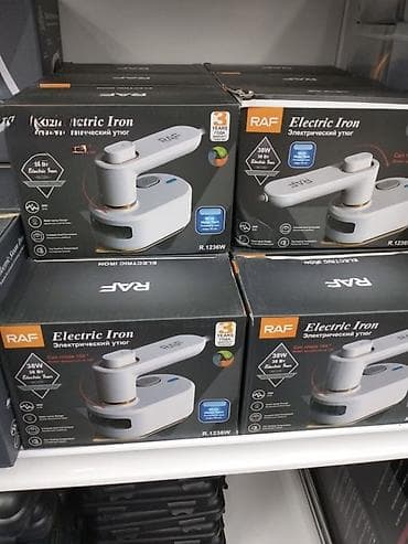 RAF Electric Iron R-1236W mini buxarlı ütü Xüsusiyyətlər: - Güc: 38W — 1
