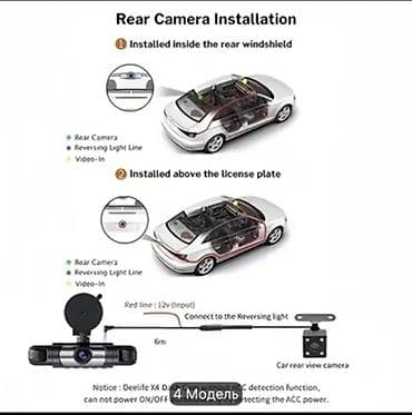 kamerali acki: BCUOZ 4 kamerali avtomobil DVR (dash cam) Xüsusiyyətlər: - 4 — 6