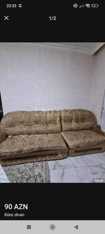 Divan və kreslo dəstləri: Künc divan, Divan — 2