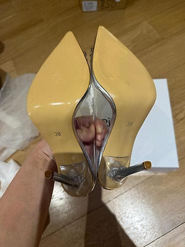 tufli: Şəffaf, zərif qadın tufliləri – Derihan - Model: Şəffaf (PVC) üstlü — 3