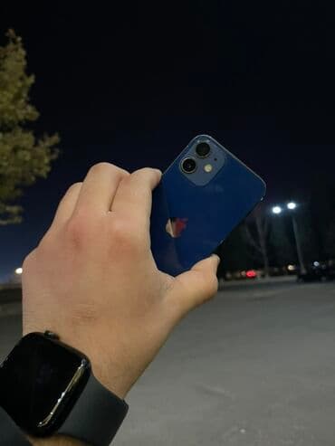 apple dubay: IPhone 12 mini, 128 GB, Göy, Face ID — 2