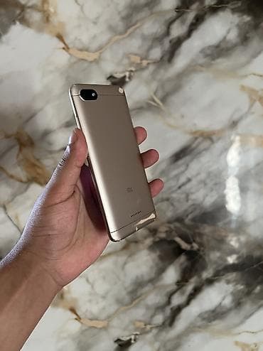tv box xiomi: Redmi 6A, 32 GB, rəng - Qızılı, Sensor — 6