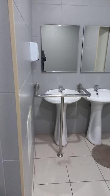 Paslanmayan poladdan lavabo qoruyucu-bölücü məhəccər - Material: 304