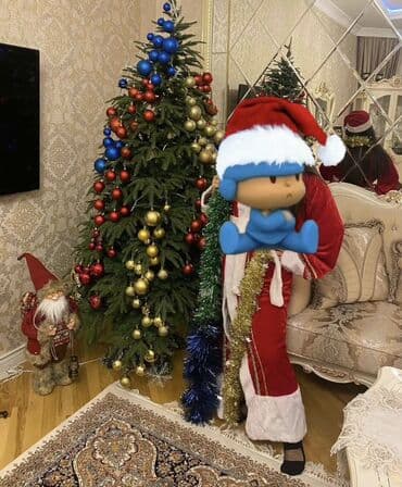 nərdivan üzərində şaxta baba: Hündürlük 2 metr
Oyuncaqsız satılır
Ünvan:Razin — 2