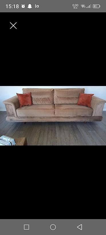 Divanlar: Divan, İşlənmiş, Açılmayan, Vеlur parça, Çatdırılma yoxdur — 1