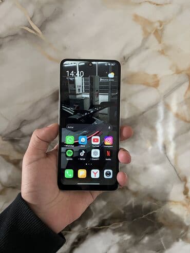 htc telefonlar: Redmi Note 14, 128 GB, rəng - Yaşıl, Face ID — 10