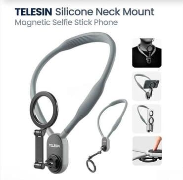tripod qiymətləri: "Telesin" magnetik telefon tutacağı. Magnit yapışqanlı boyundan asılan — 1