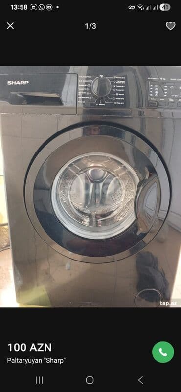 partar yuyan: Paltaryuyan maşın Sharp, 6 kq — 1