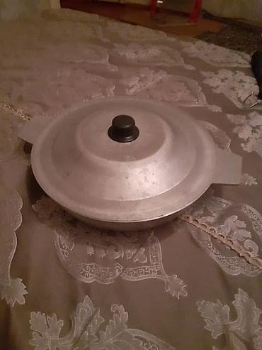 Кухонные принадлежности: Сковородка, цвет - Серебристый, Алюминий — 1