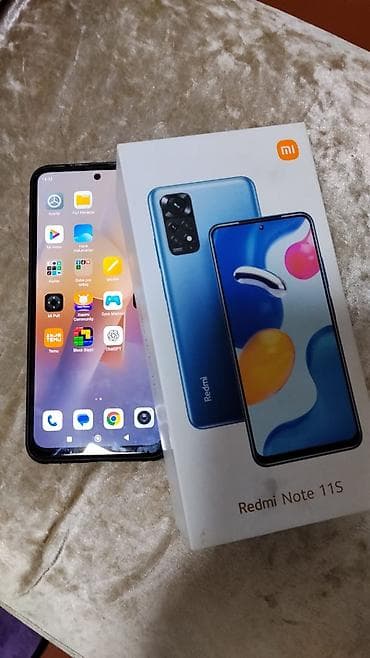 iphone 13 pro maz: Redmi Note 11S, 128 GB, rəng - Mavi, Barmaq izi — 5