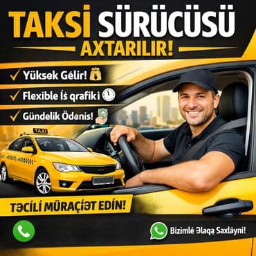 Inzibati heyət: Taksi sürücüsü tələb olunur, Nəqliyyat təmin edilir, İşəmuzd ödəniş, 6 ildən artıq təcrübə — 1