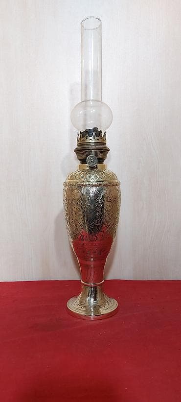 керосиновая лампа: Antik neft lampaları, 19-cu əsrin sonları almaniya istehdalı — 7