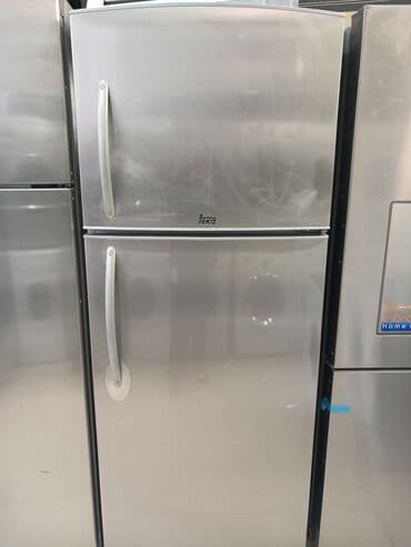 İşlənmiş 2 qapılı Teka Soyuducu Satılır, rəng - Boz, Təkərli