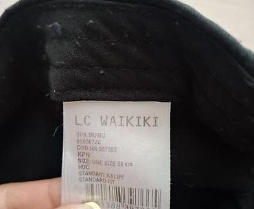 alt geyim: LC Waikiki beysbol papağı - Rəng: qara - Ön hissədə ağ ipliklə yapon — 3