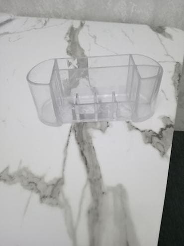 su qablar: Şəffaf plastik təşkilatçı/konteyner - Material: qalın, şəffaf plastik — 1