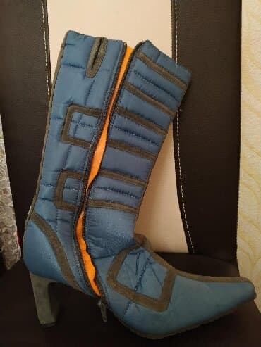 fitnes üçün qadın krosovkaları: Ölçü: 36.5, rəng - Göy, İşlənmiş — 2