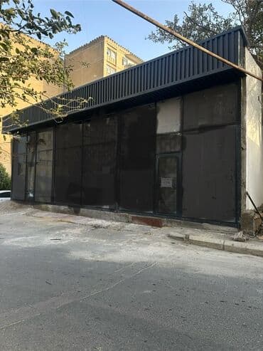 снять в аренду помещение под кафе: Kommersiya obyektı – vitrinli, geniş sahəli ticarət/ 117 kv.m 2 faza — 1