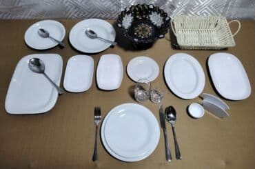 столовая в аренду: Boşqablar, rəng - Ağ, Farfor — 9