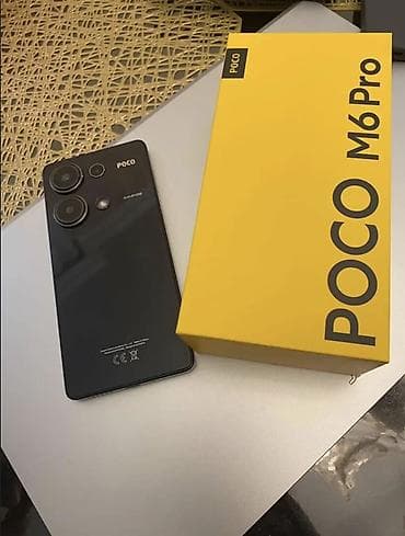 Poco M6 Pro, 512 GB, rəng - Qara, Zəmanət, Kredit, Barmaq izi