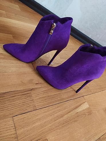 qadin bot: Bənövşəyi rəngdə qadın ankle bot lari 150 m alinib tezedi - Model — 1