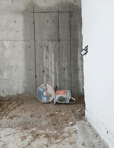 Beton kəsmə və açılışların hazırlanması xidməti - Armaturlu beton — 7