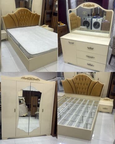 Masalar və oturacaqlar: ✅Yataq desti 550 manat.Catdirilma qurasdirilma odenisle.Unvan — 1