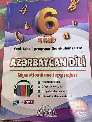 Məhsul: “Azərbaycan dili – 6-cı sinif” qiymətləndirmə tapşırıqları — 1