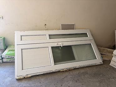 seyfi qapi: PVC qapı-pəncərə dəsti və taxta daxili qapılar - PVC giriş qapısı: ağ — 5