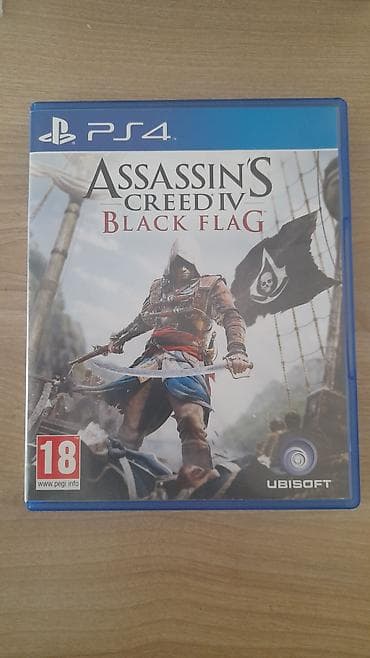 nintendo switch 1: Ps 4 Assasins creed black flag oyunu Ciziqsizdi Qabi ela veziyyetde — 1