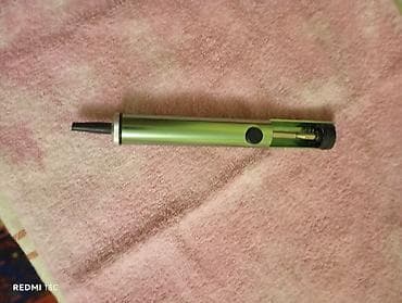 Lehim sorucu pompa (desoldering pump) - Material: alüminium gövdə — 1