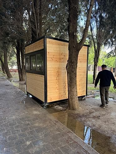 киоск: Taşınan taxta kiosk / modul post - Karkas: möhkəm metal profil — 3