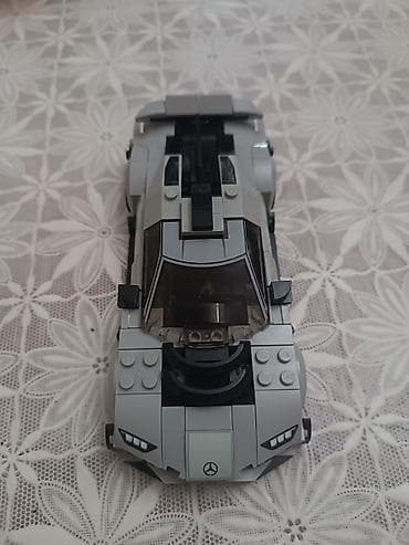 mozaika oyuncaq: LEGO Speed Champions üslubunda yığılmış Mercedes-AMG hiperkar oyuncaq — 1